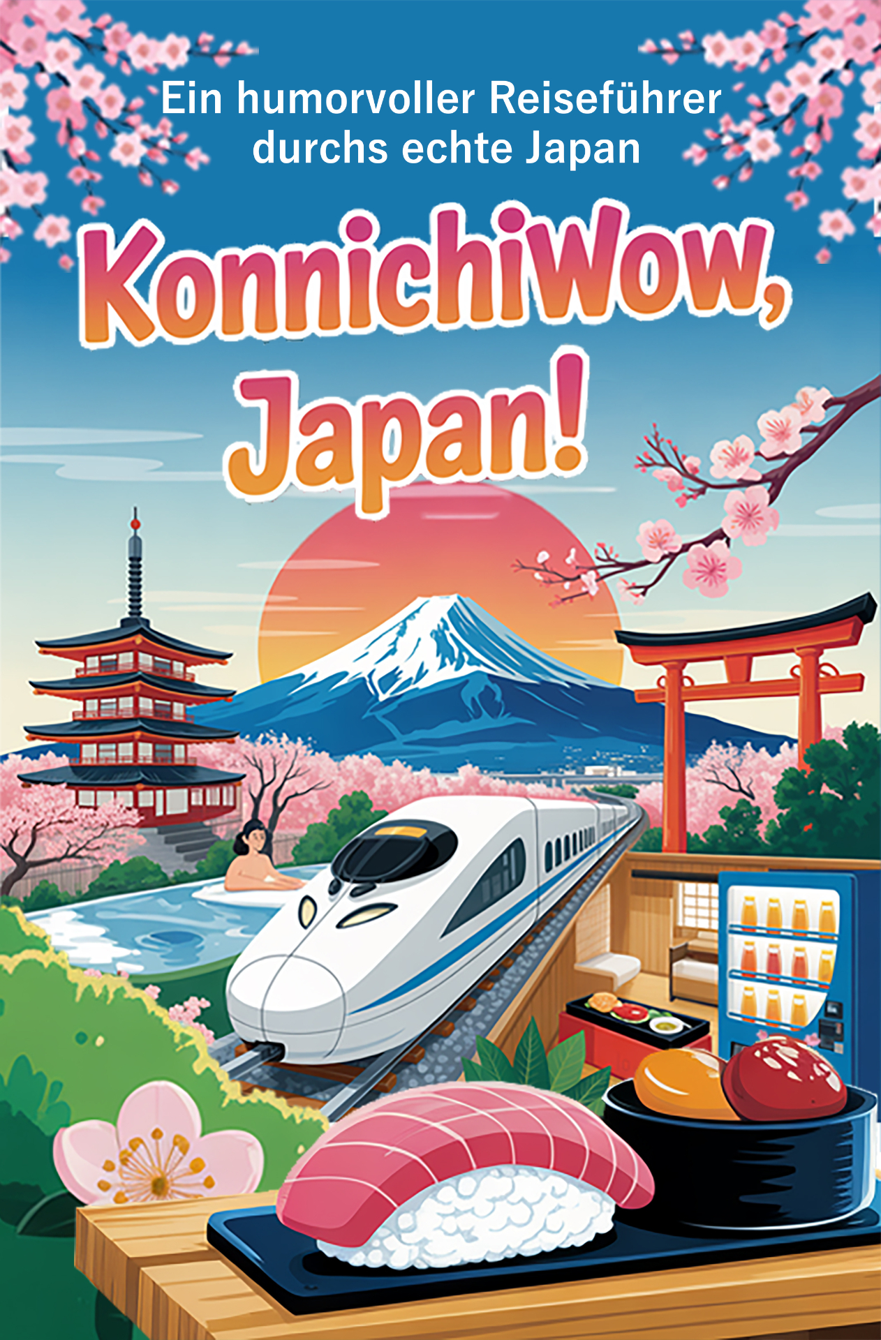 Buchcover: KonnichiWOW, Japan! – humorvoller Japan-Reiseführer